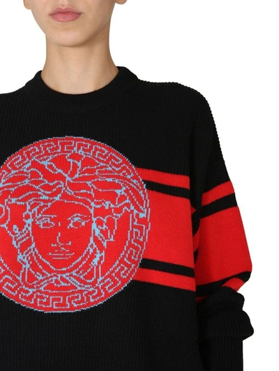 Shop Versace Women's Black Sweater