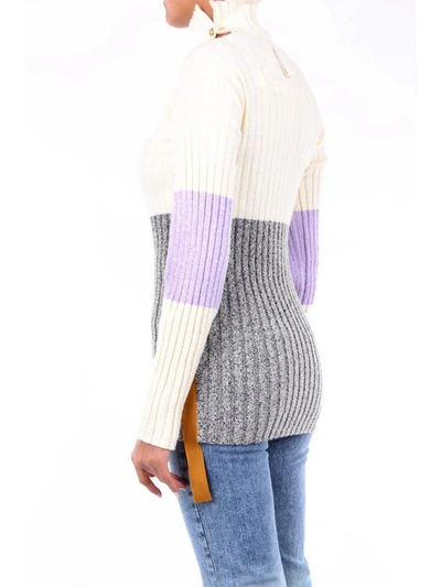 Shop Moncler Women's Beige Cotton Sweater