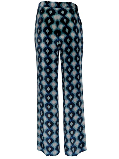 Shop Maliparmi Malìparmi Women's Blue Pants