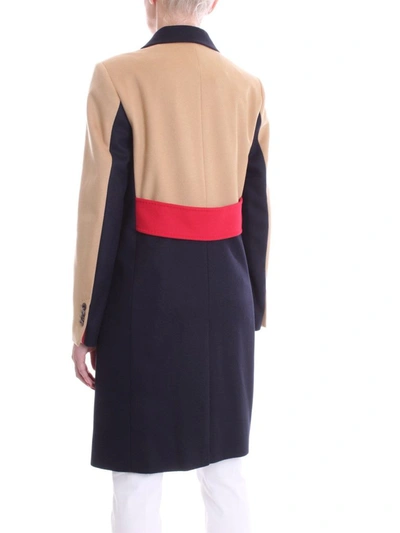 Shop Tommy Hilfiger Women's Beige Wool Coat