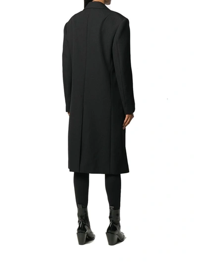 Shop Junya Watanabe Women's Black Wool Coat