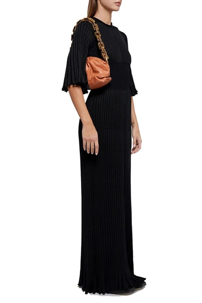 Shop Bottega Veneta Women's Black Viscose Dress