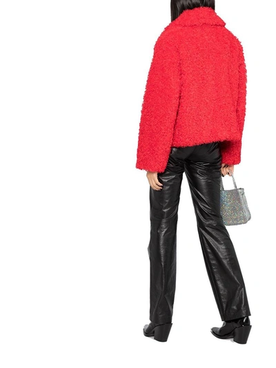 Shop Stand Studio Stand Women's Red Polyester Outerwear Jacket