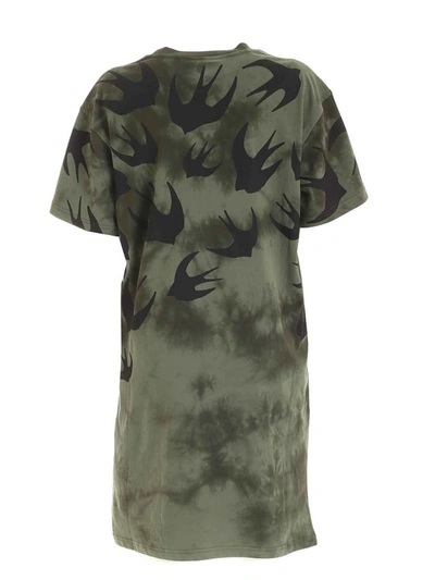 Shop Mcq By Alexander Mcqueen Women's Green Cotton Dress