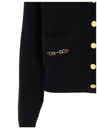 Shop Gucci Women's Black Cashmere Cardigan