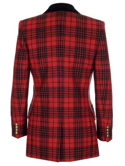 Shop Saint Laurent Women's Red Jacket