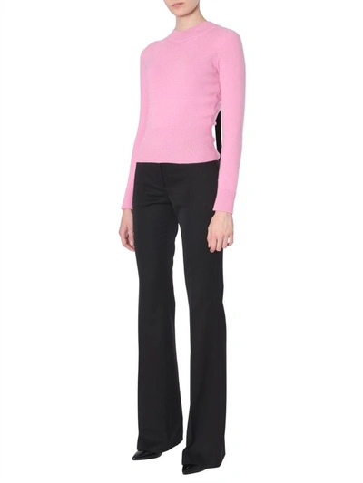 Shop Alexander Mcqueen Women's Pink Wool Sweater