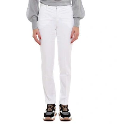 Shop Fay Women's White Cotton Pants