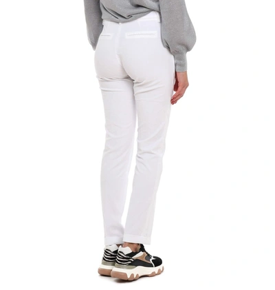 Shop Fay Women's White Cotton Pants