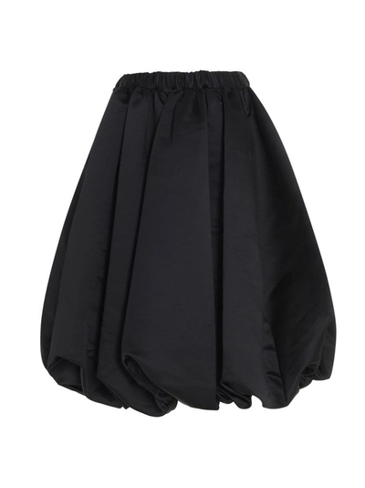 Shop Comme Des Garçons Women's Black Polyester Skirt