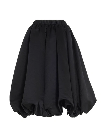 Shop Comme Des Garçons Women's Black Polyester Skirt