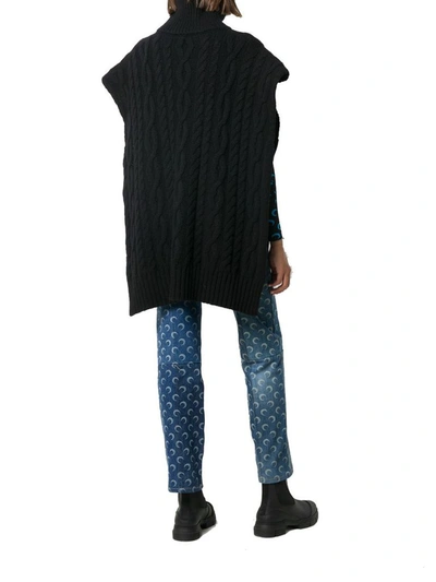 Shop Telfar Women's Black Wool Vest