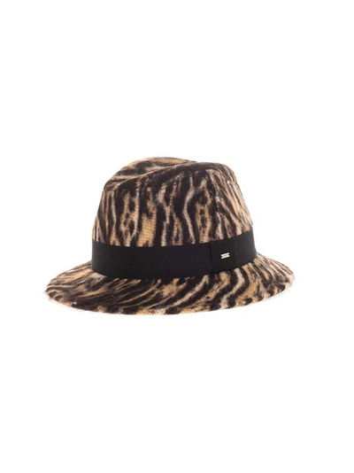 Shop Saint Laurent Men's Beige Wool Hat