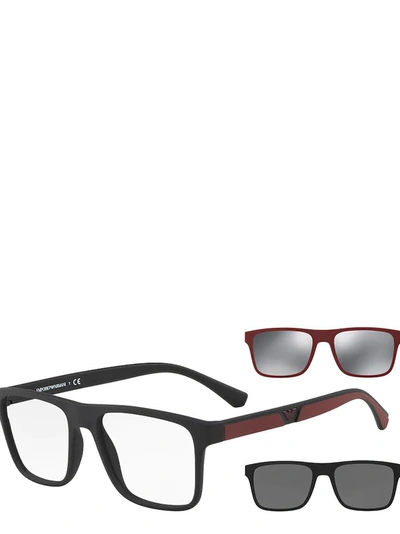 Shop Emporio Armani Men's Multicolor Metal Glasses