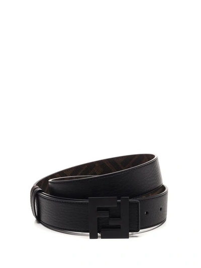 Shop Fendi Men's Black Belt