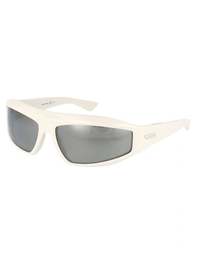 Shop Bottega Veneta Men's Blue Metal Sunglasses