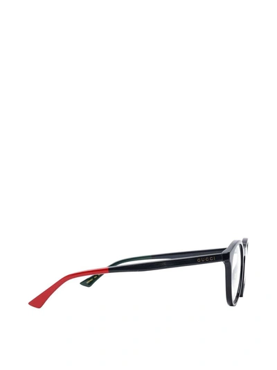 Shop Gucci Men's Black Acetate Glasses