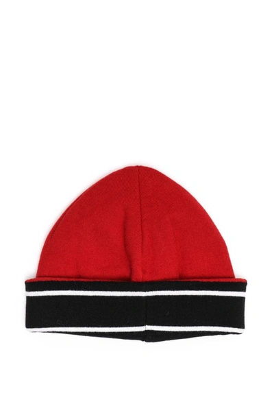 Shop Msgm Men's Red Wool Hat