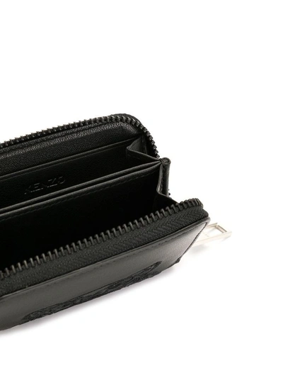 Shop Kenzo Men's Black Leather Wallet