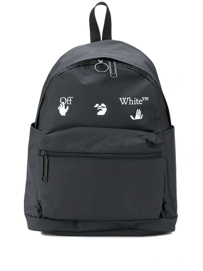 Shop Off-white Men's Black Polyester Backpack