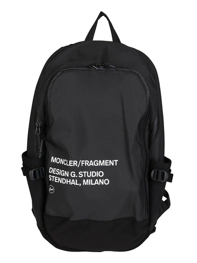 Shop Moncler Men's Black Polyester Backpack