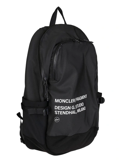 Shop Moncler Men's Black Polyester Backpack