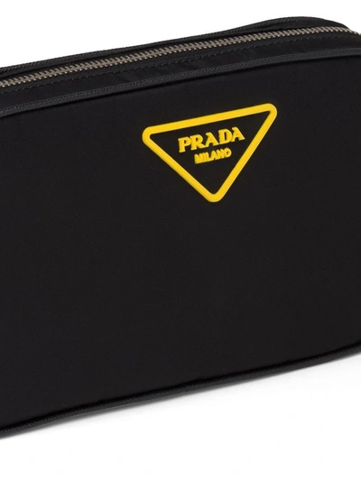 Shop Prada Men's Black Polyamide Belt Bag