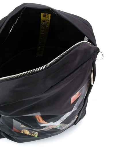 Shop Off-white Men's Black Polyamide Backpack