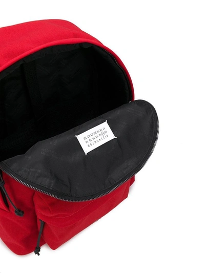 Shop Maison Margiela Men's Red Polyurethane Backpack