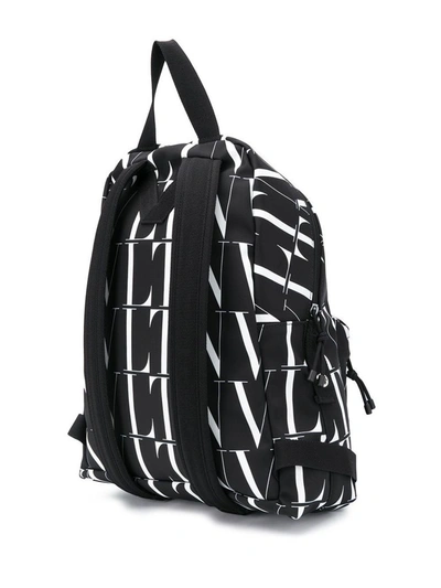 Shop Valentino Men's Black Fabric Backpack