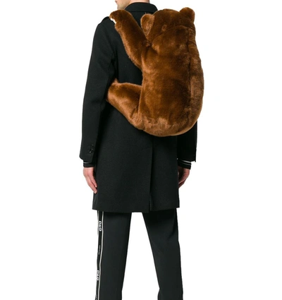 Shop Dolce E Gabbana Men's Brown Polyester Backpack