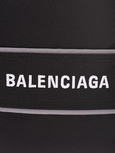 Shop Balenciaga Men's Black Nylon Messenger Bag