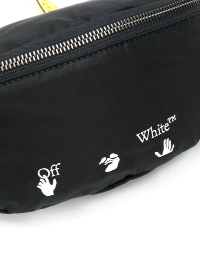Shop Off-white Men's Black Polyamide Belt Bag