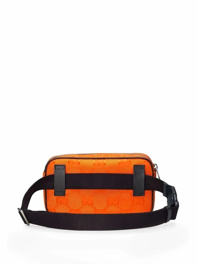 Shop Gucci Men's Orange Polyamide Belt Bag