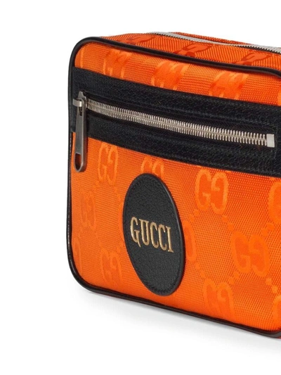 Shop Gucci Men's Orange Polyamide Belt Bag