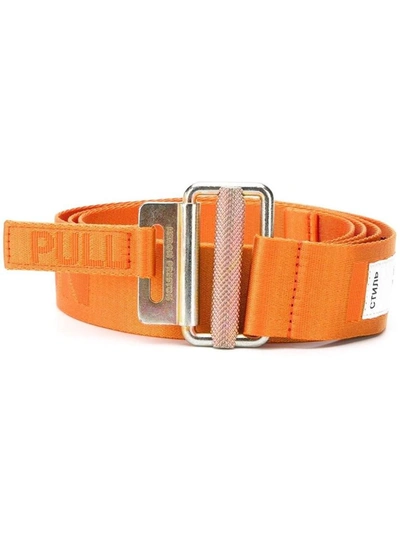 Shop Heron Preston Women's Orange Polyester Belt