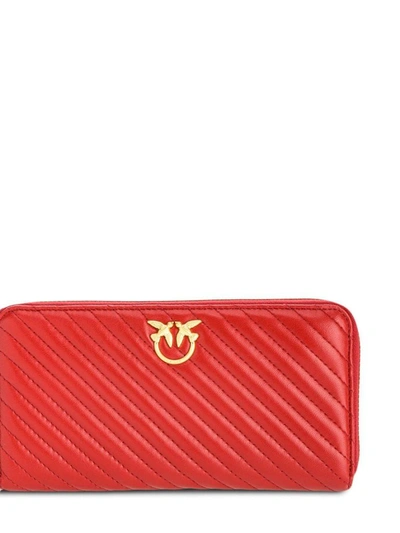 Shop Pinko Women's Red Leather Wallet