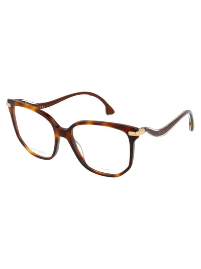 Shop Jimmy Choo Women's Brown Acetate Glasses