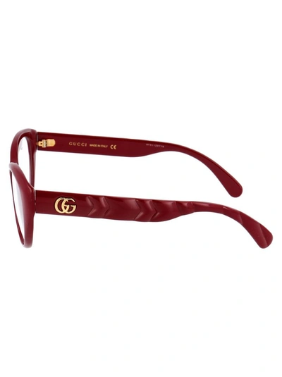 Shop Gucci Women's Red Acetate Glasses