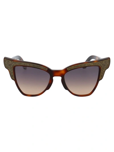 Shop Dsquared2 Women's Brown Metal Sunglasses