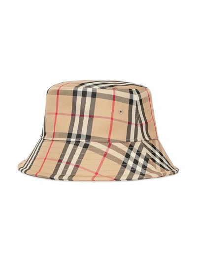 Shop Burberry Women's Beige Cotton Hat