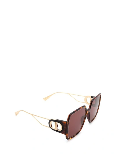 Shop Dior Women's Brown Metal Sunglasses