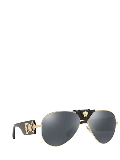 Shop Versace Men's Multicolor Metal Sunglasses