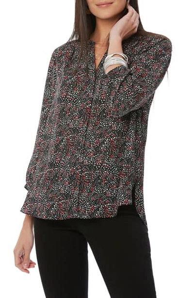 Shop Nydj Pleat Back Blouse In Glen Cove