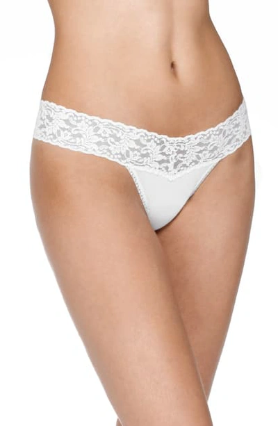 Shop Hanky Panky Low Rise Thong In White