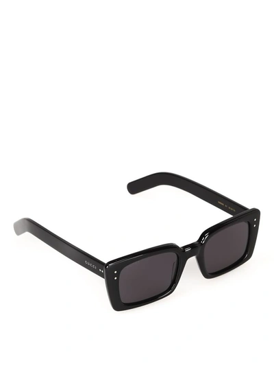 Shop Gucci Women's Black Acetate Sunglasses