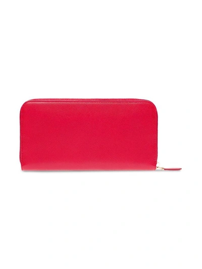 Shop Prada Women's Red Leather Wallet