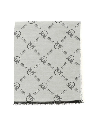 Shop Pinko Women's White Modal Scarf