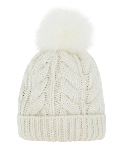 Shop Woolrich Women's White Cashmere Hat