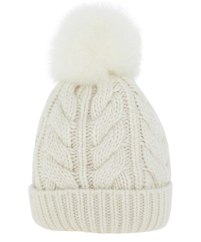 Shop Woolrich Women's White Cashmere Hat